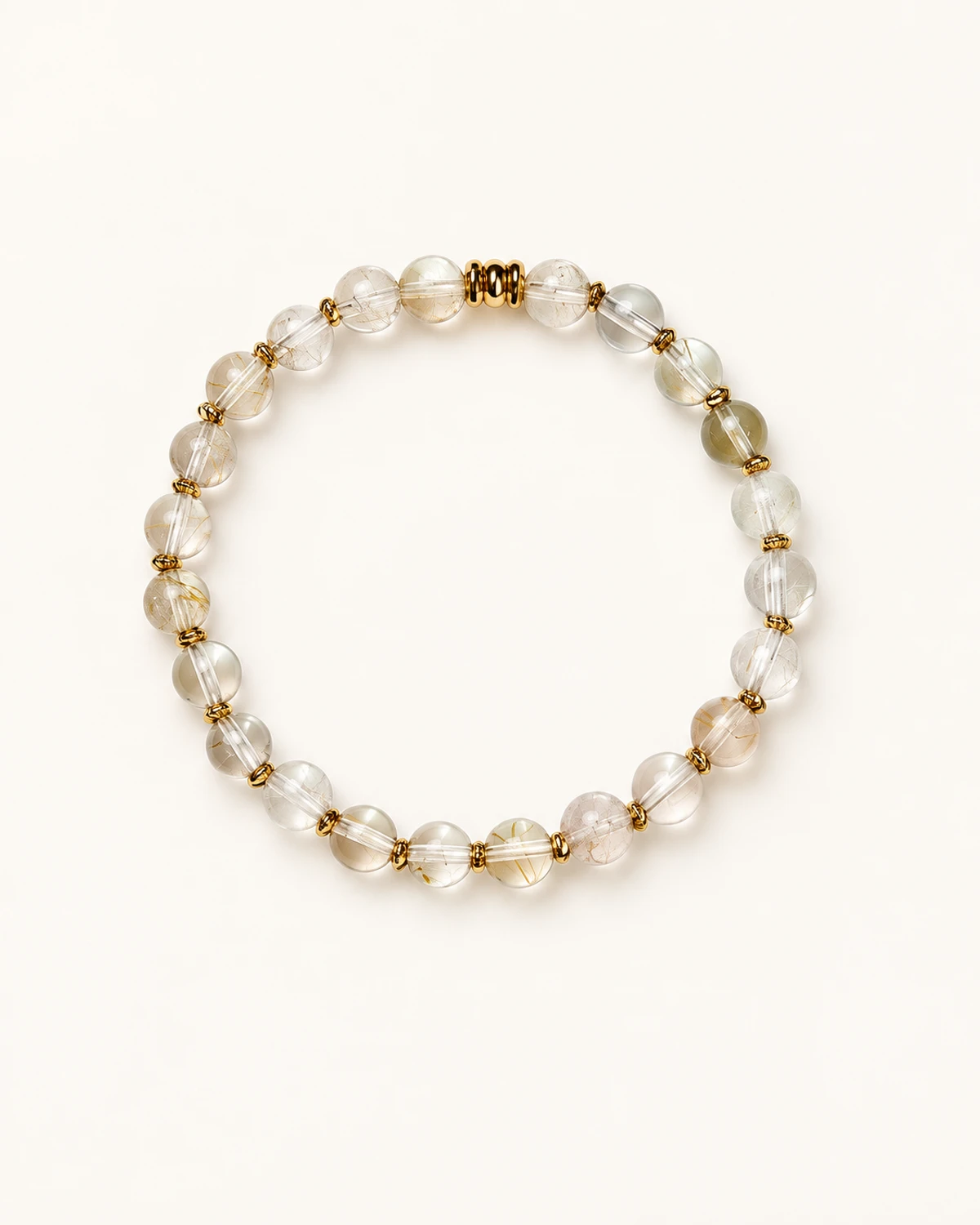 Rutilated Quartz Bracelet studio product image