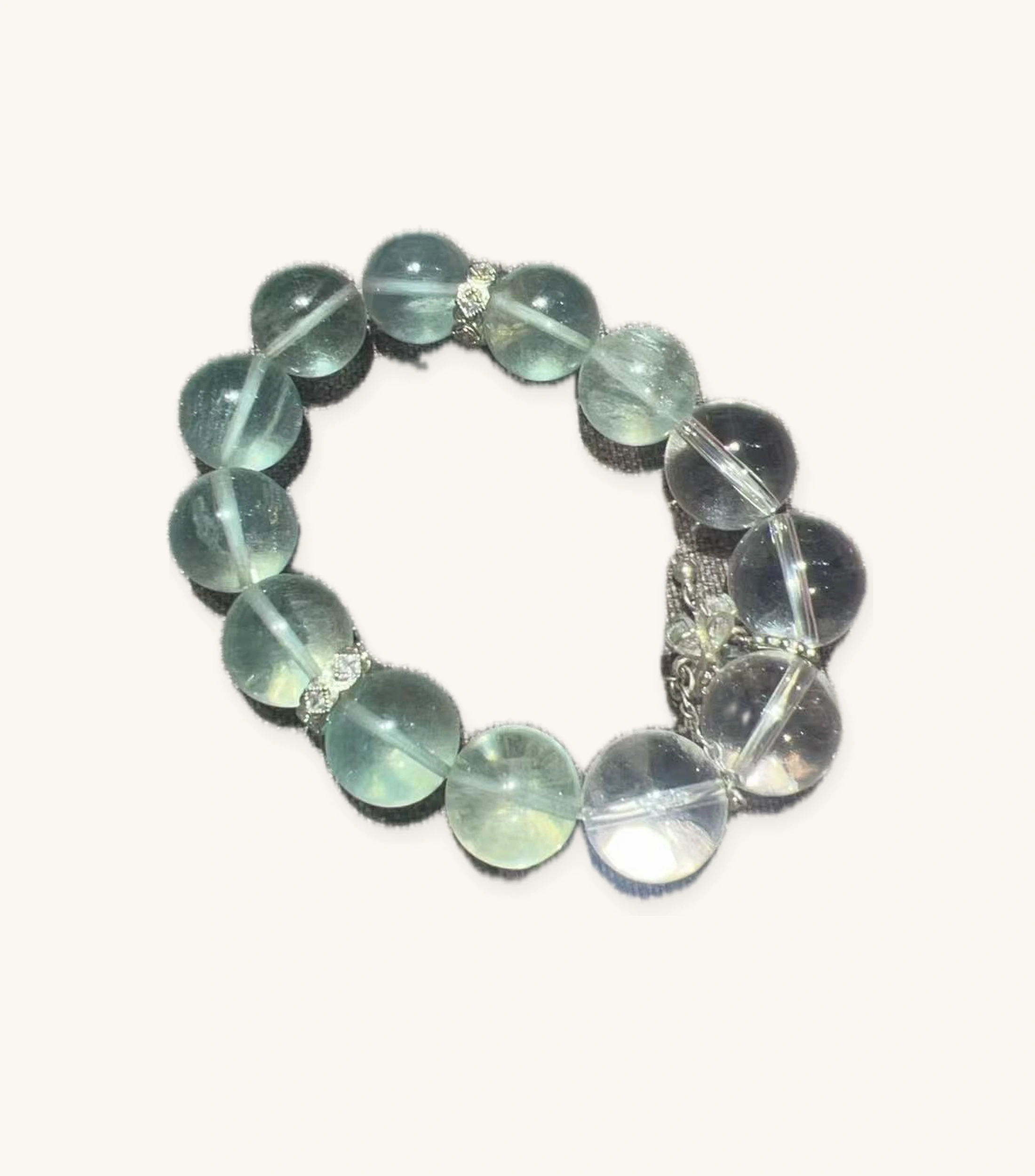 Green Light Bracelet in the Auriclare studio