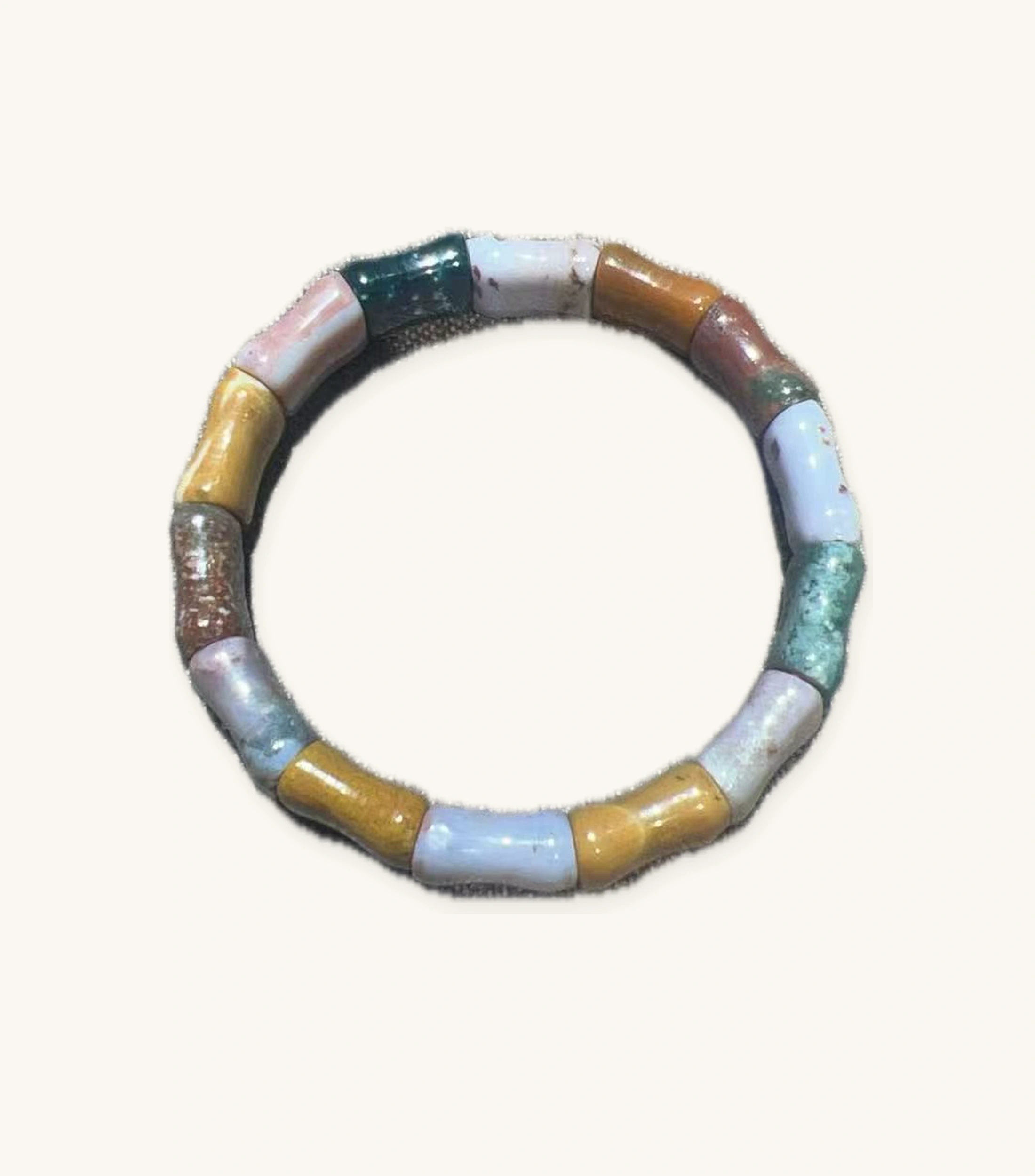 Mosaic Line Bracelet in the Auriclare studio