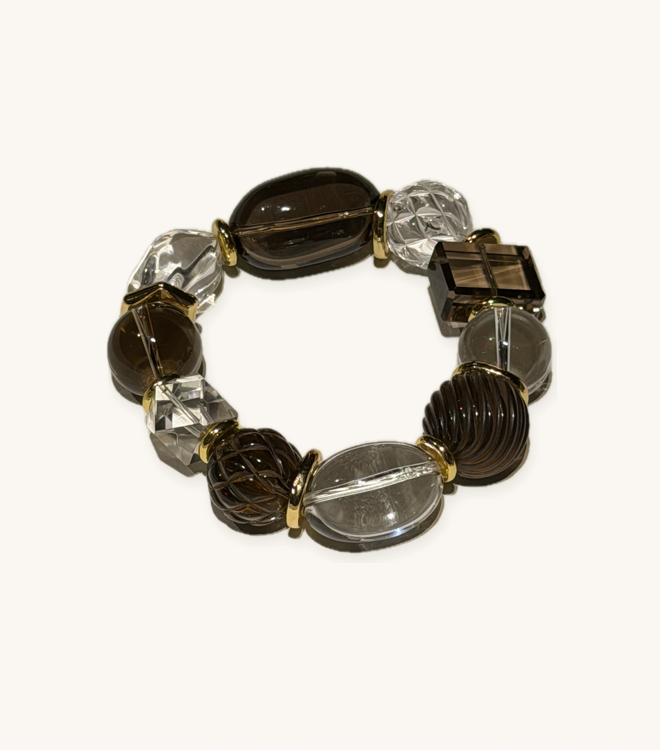 Smoky Composition Bracelet in the Auriclare studio