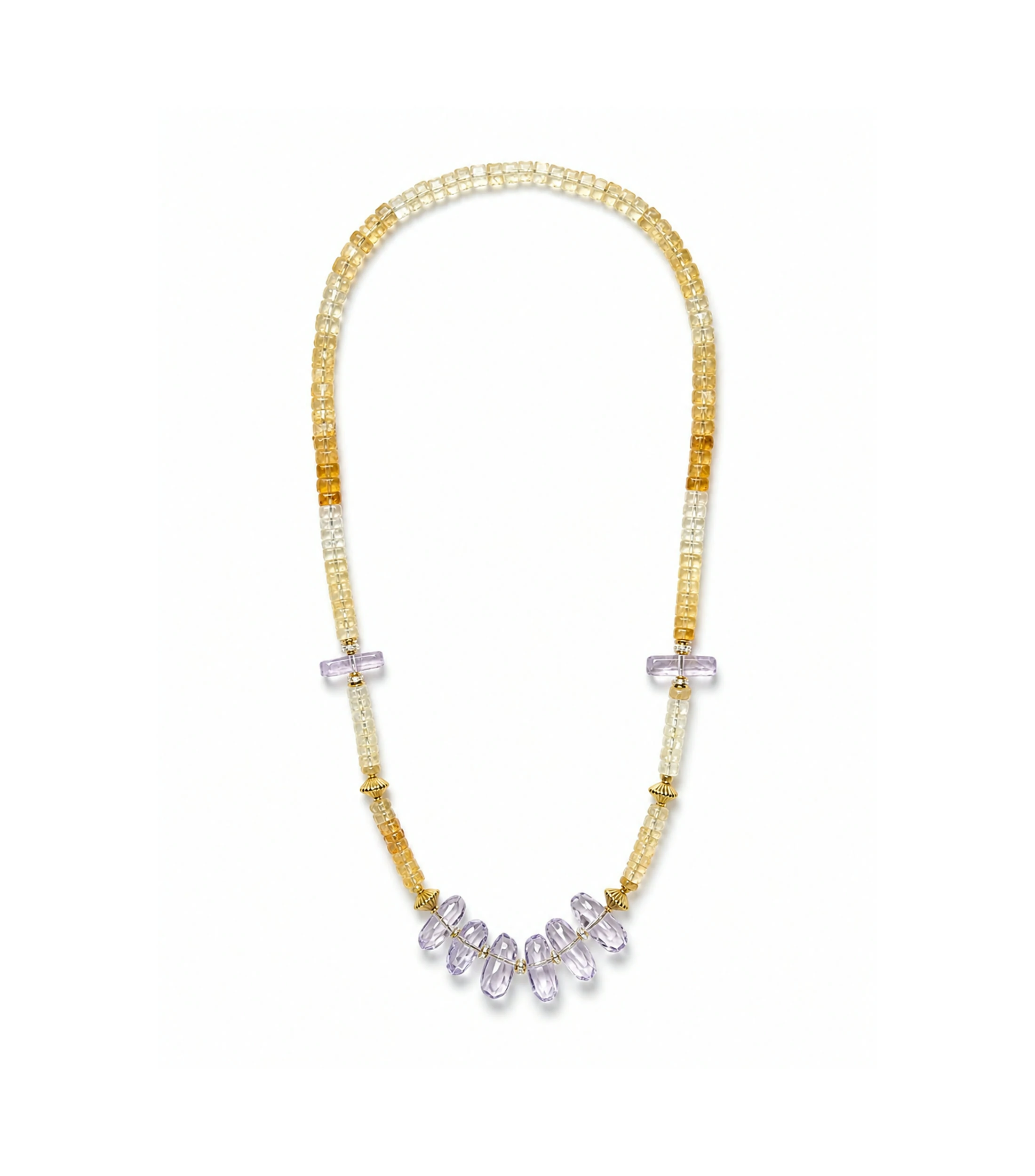 Lavender Measure Necklace in the Auriclare studio